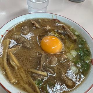 中華そば中盛肉入（生玉子）