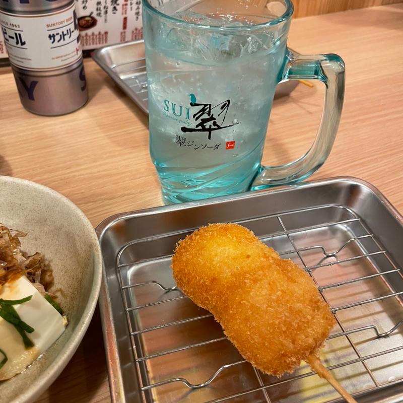 串カツ　シュークリーム(大衆酒場 京橋ホール 天満店)