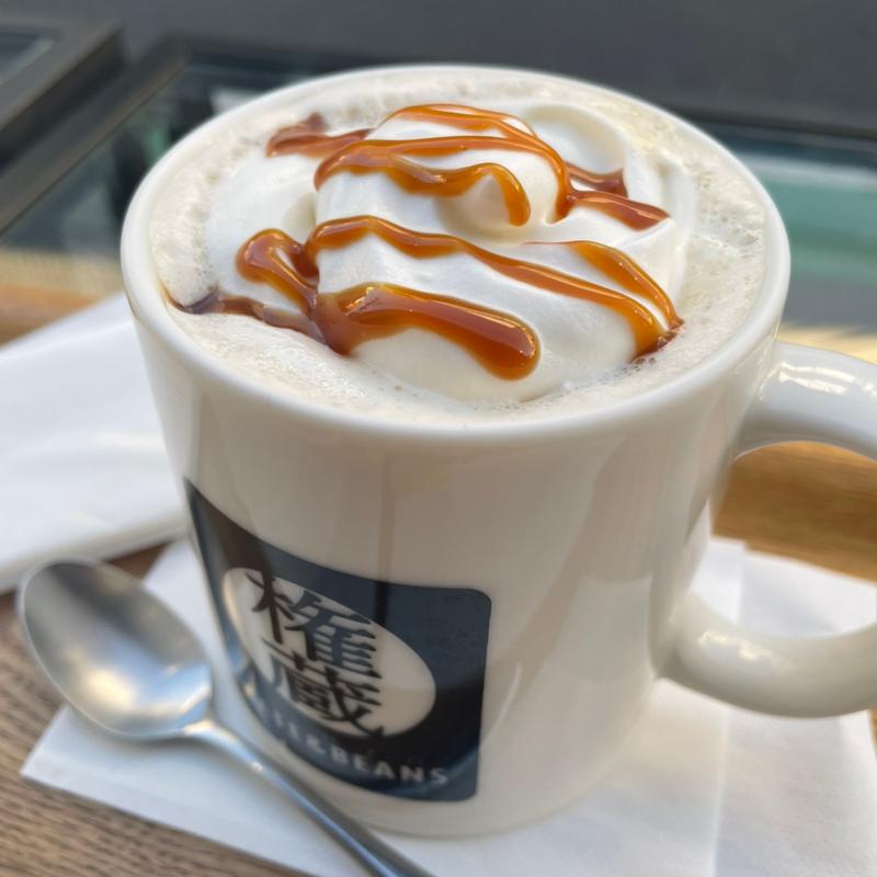 キャラメルラテ(ゴンゾウ カフェ&ビーンズ)