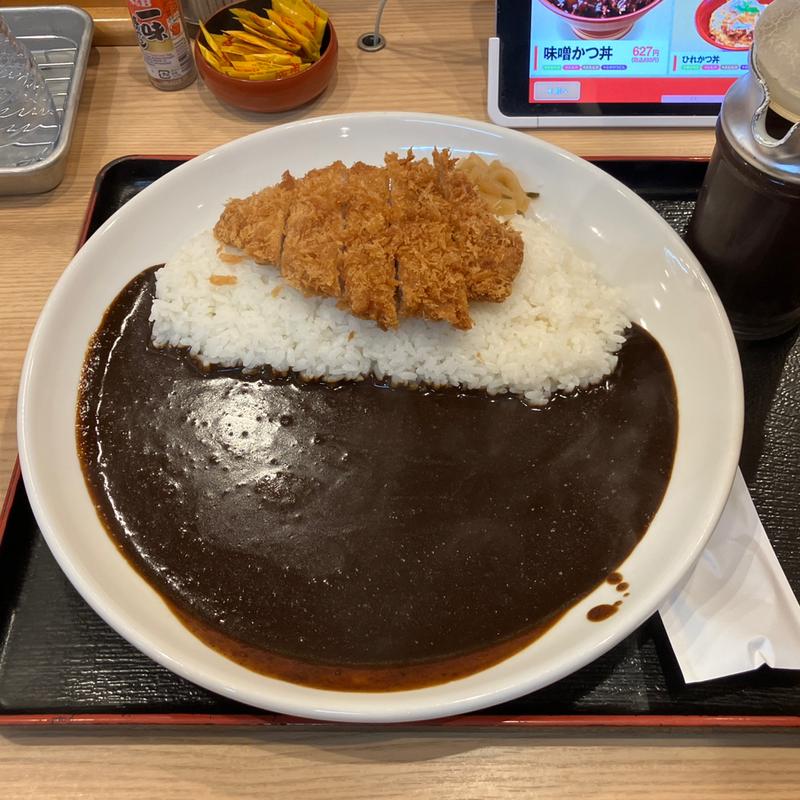 太っ腹カレー（黒）ロースかつ(かつさと 多摩センター店)