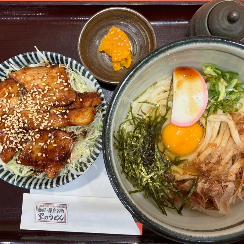 ぶっかけうどんセット(里のうどん 多摩センター店)