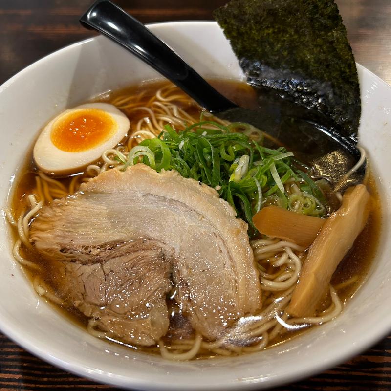 和風魚介醤油らーめん(つけ麺らーめん春樹 お台場店)