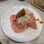 生ハムネギ辣油(はま寿司 新潟新津店)