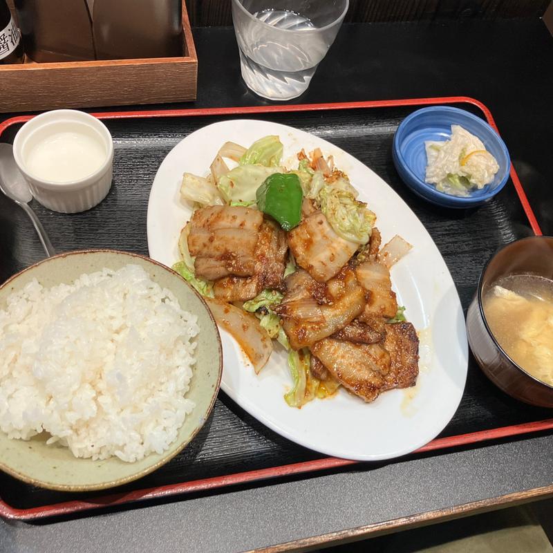 回鍋肉定食(蘭州 中華料理)