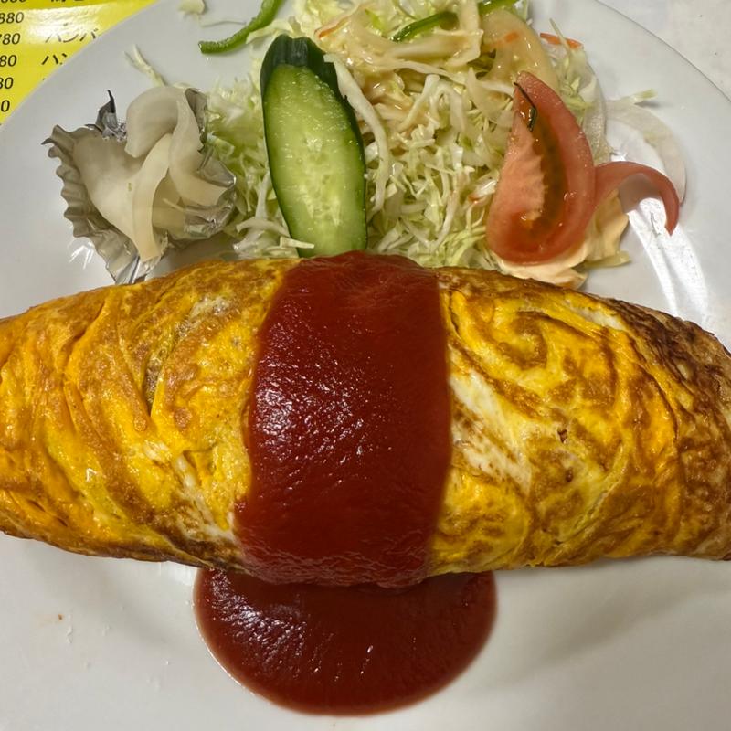 オムライス定食(日多地 )