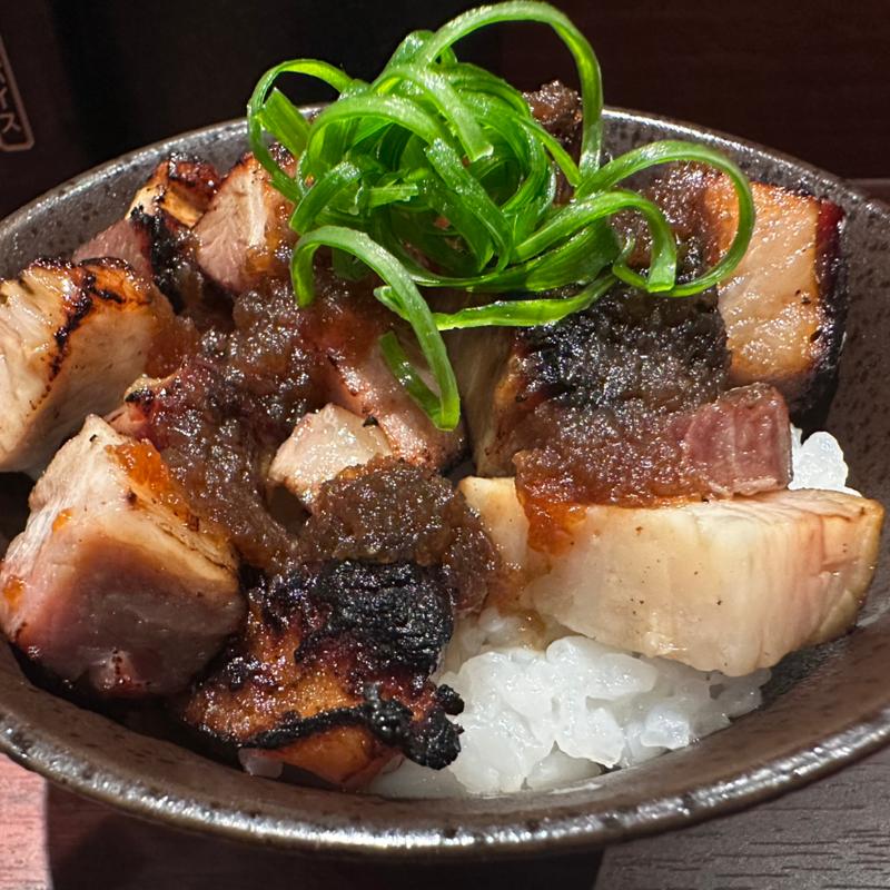 チャーシューご飯(らぁ麺 花筏)