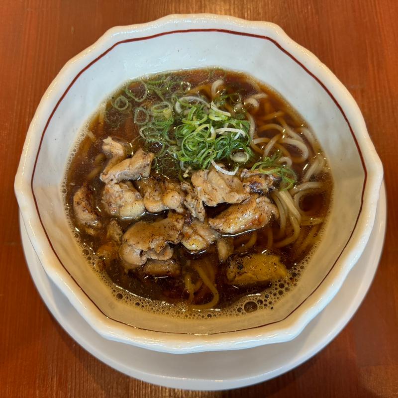 鶏ハラミ煮干ししょうゆらーめん(淡路島バーガープラス)