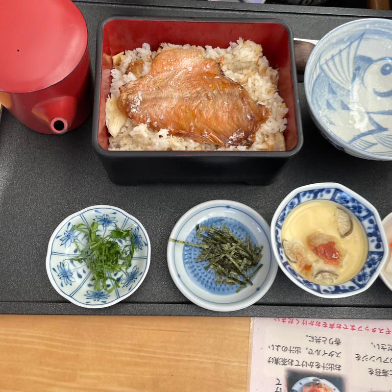 金目鯛のひつまぶし(山安食堂)