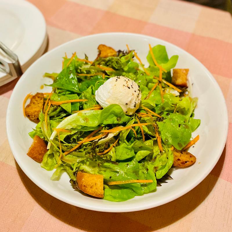 グリーンサラダカッテージチーズ添え(ラ・パスタ陶 和光店)