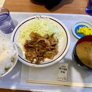 豚バラ焼き定食(和定食　みずき)