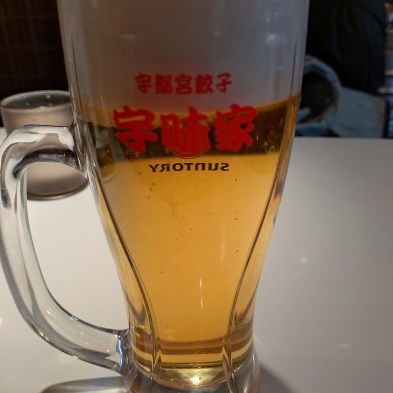 生ビール(元祖宇味家 JR宇都宮駅構内店)