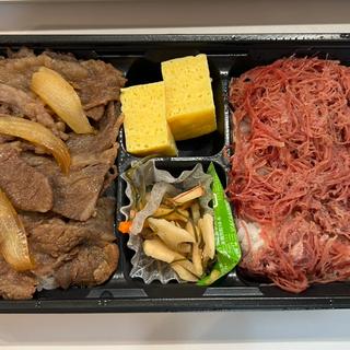 自家製コンビーフ、和牛カルビ弁(ハンバーグ＆ステーキ 腰塚 新宿高島屋店)