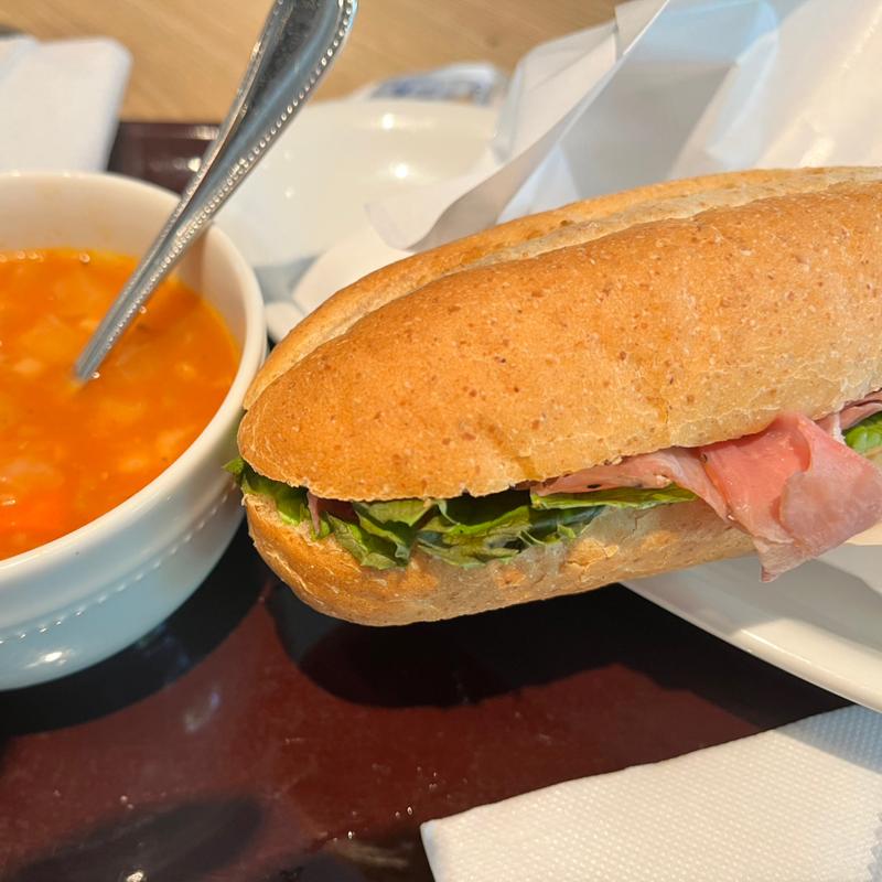 パストラミビーフ&グリーンリーフ～トリュフマヨソース～(エクセルシオール カフェ 人形町店)