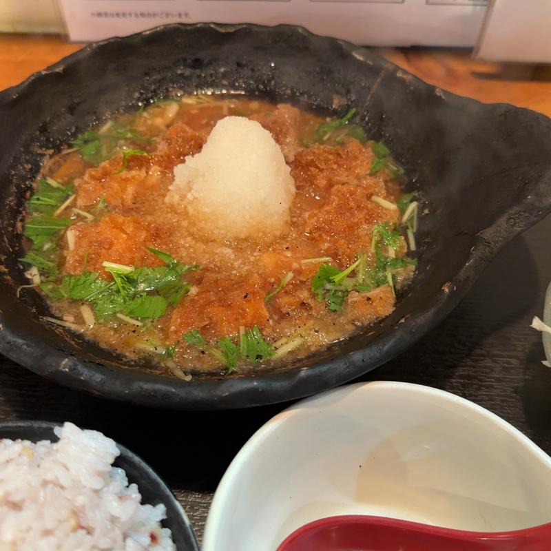 チキンみぞれ煮定食(まるみ食堂 )