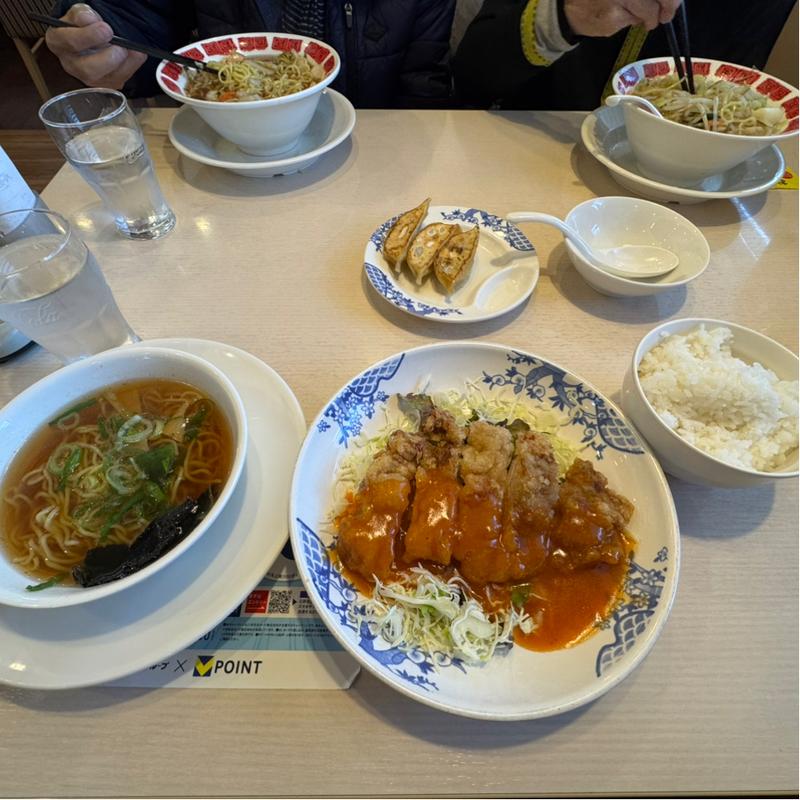 日替わりランチ　ラーメン　餃子(バーミヤン 新潟近江店)