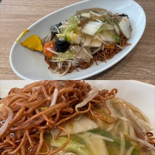 特製あんかけ焼きそば・ハーフ(古久家 緑園都市店)