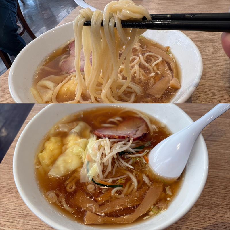 海老わんたんめん・ハーフ(古久家 緑園都市店)