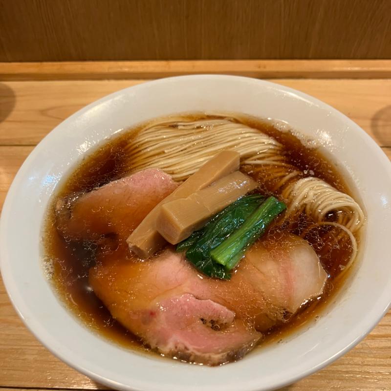 醤油ラーメン大盛(世田谷中華そば 祖師谷七丁目食堂)