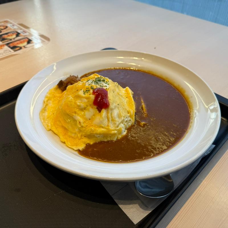 オリジナルプレーンカレー＋トッピングオムレツ(マイカリー食堂 千葉都町店)