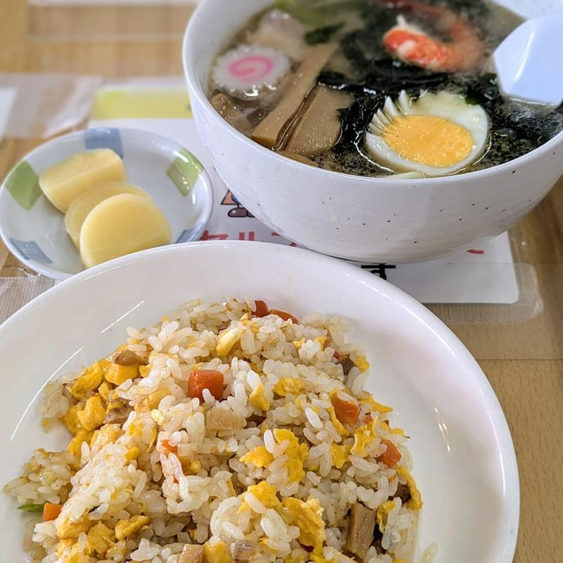 小チャーハン 五目スープ(中華十八番)