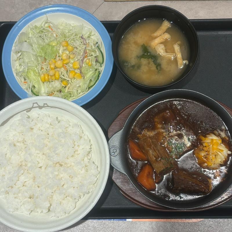 煮込みビーフシチュー定食(松屋 中野坂上店)