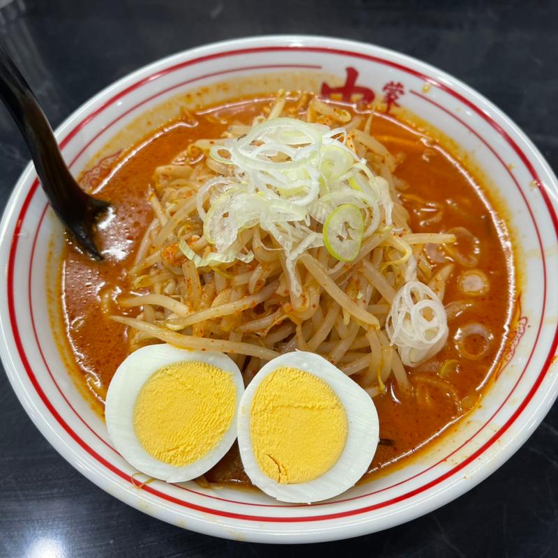 味噌卵麺(蒙古タンメン中本 目黒店 （もうこたんめんなかもと）)