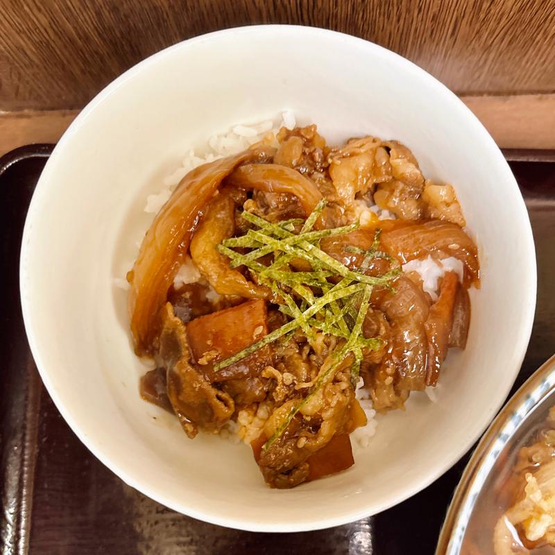 ミニカルビ丼セット(そば切り うちば)