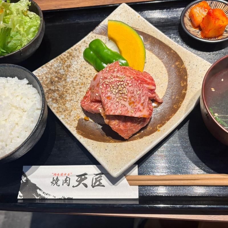 切り落としランチ(焼肉 天匠)