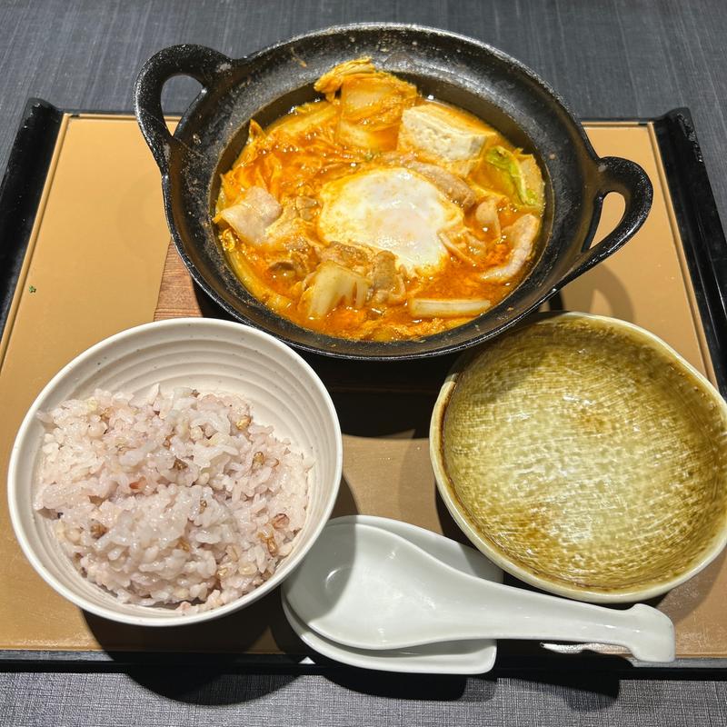 チゲ定食(やよい軒 川口店)