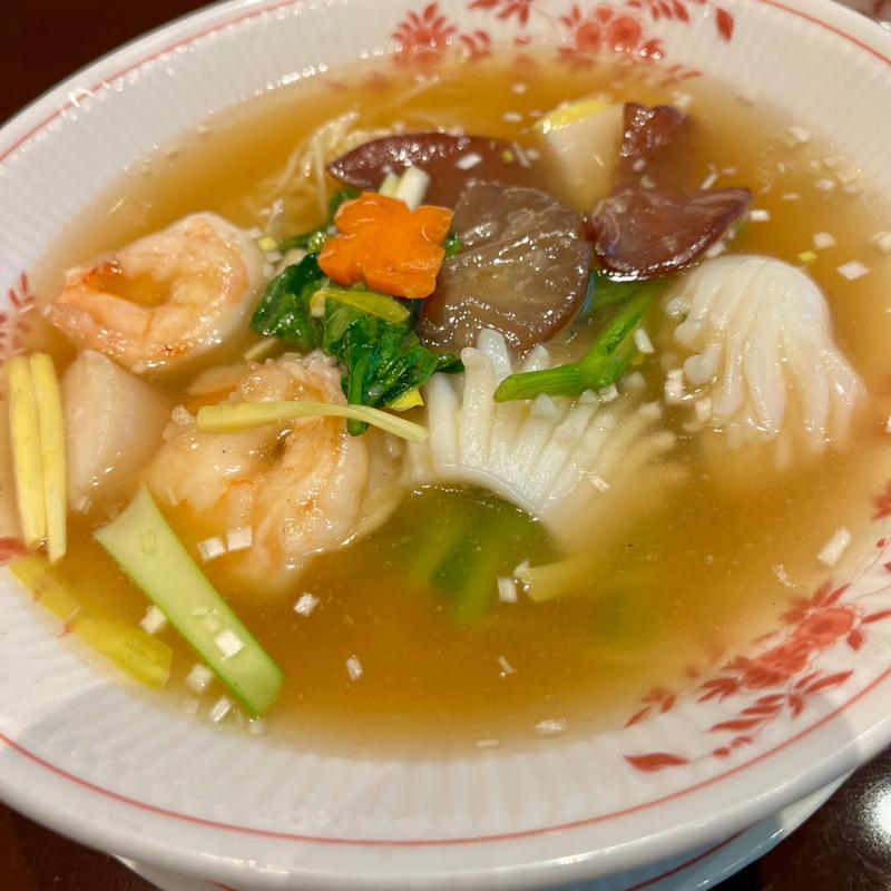 海鮮入りつゆそば(赤坂璃宮 赤坂本店)