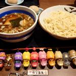 つけ麺（温かいスープに冷たい麺）