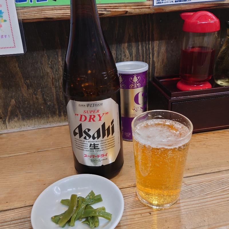 瓶ビール中(かしわ屋)