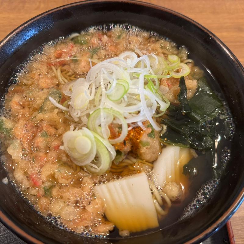 たぬきそば：大盛(更科大黒 )