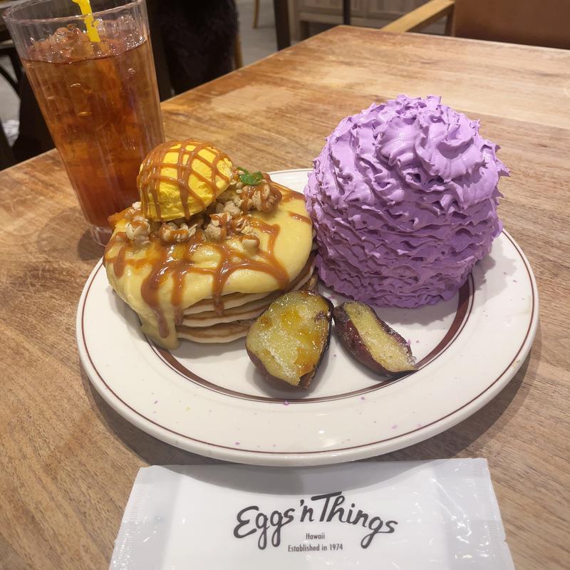 スイートポテトブリュレパンケーキ(Eggs ’n Things ららぽーと堺店)