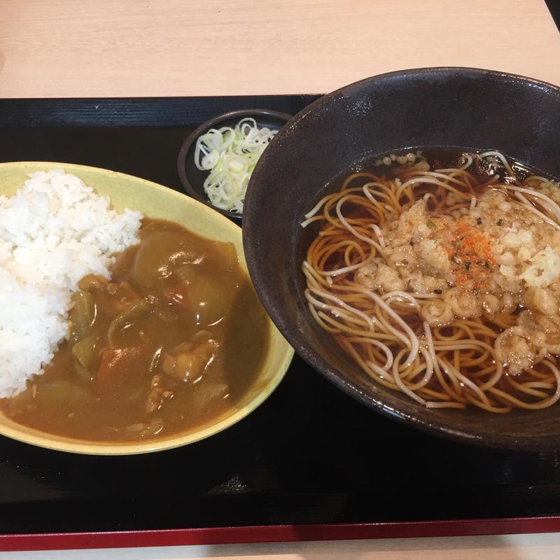 ミニカレーセット(ゆで太郎 堺筋本町店)