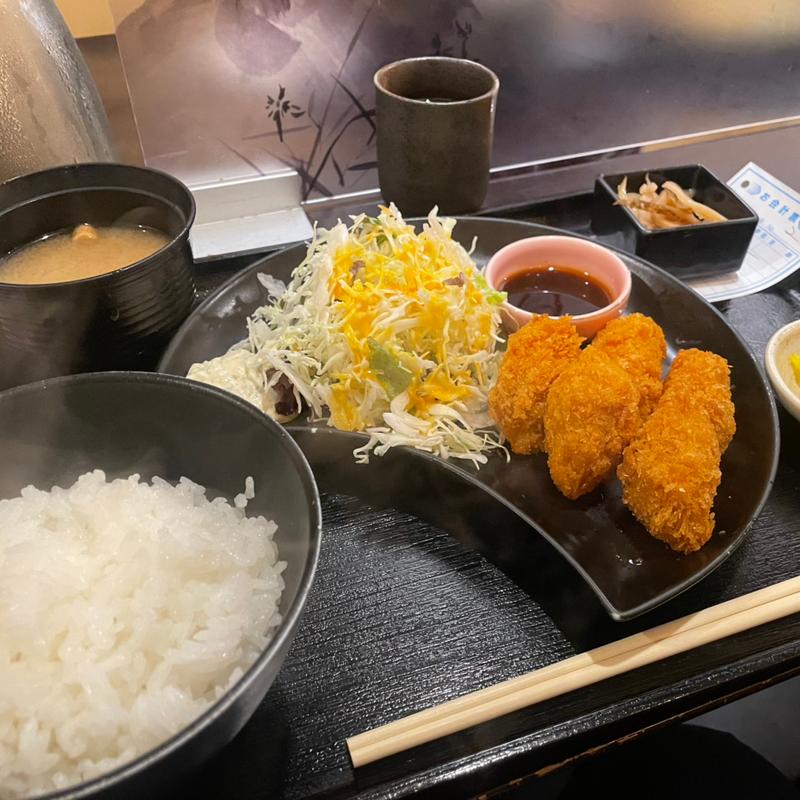 カキフライ定食(旬夏秋冬 淀屋橋店 （しゅんかしゅうとう）)