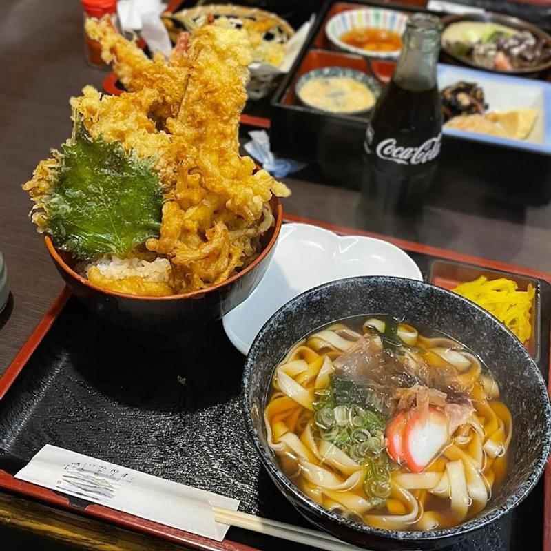 天丼きしめんセット(大俵)