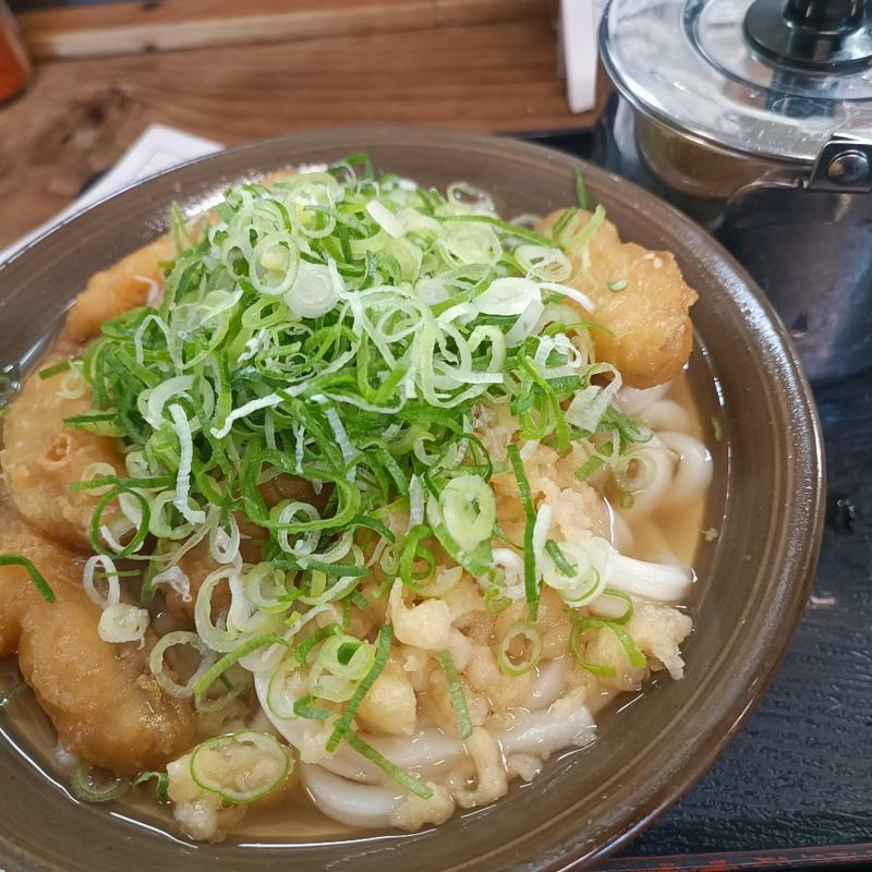 ごぼう天うどん(牧のうどん 今宿店)