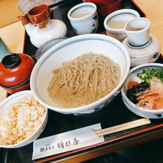 釜揚げそば定食(羽根屋 本店)