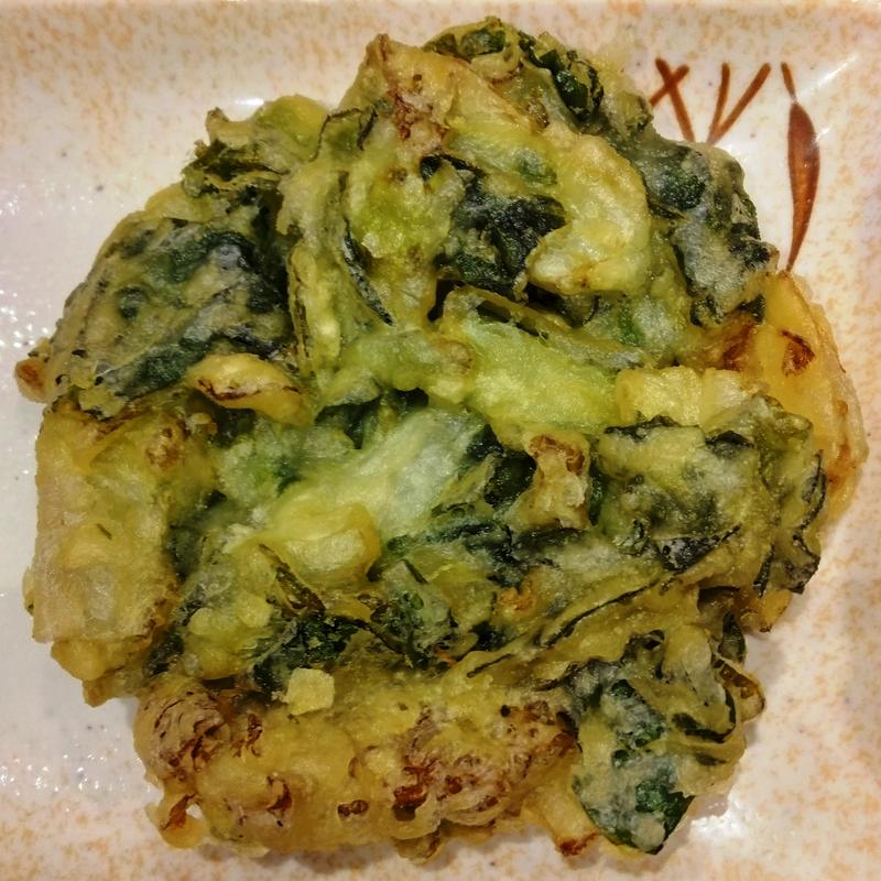 ロメインレタスかき揚げ(本場さぬきうどん めりけんや 武蔵小杉店)