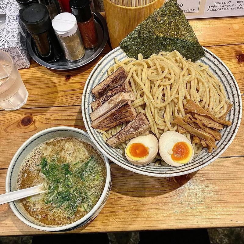 つけ麺 鶏白湯魚介 徳盛450g 白ご飯 並(麺屋 辰 (旧麺屋きょうすけ 本町店))