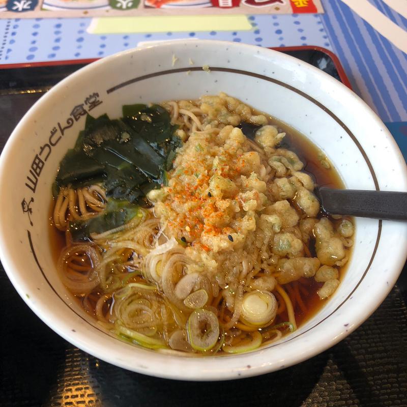 たぬきそば【Aセット】(山田うどん食堂 太田50号バイパス店)