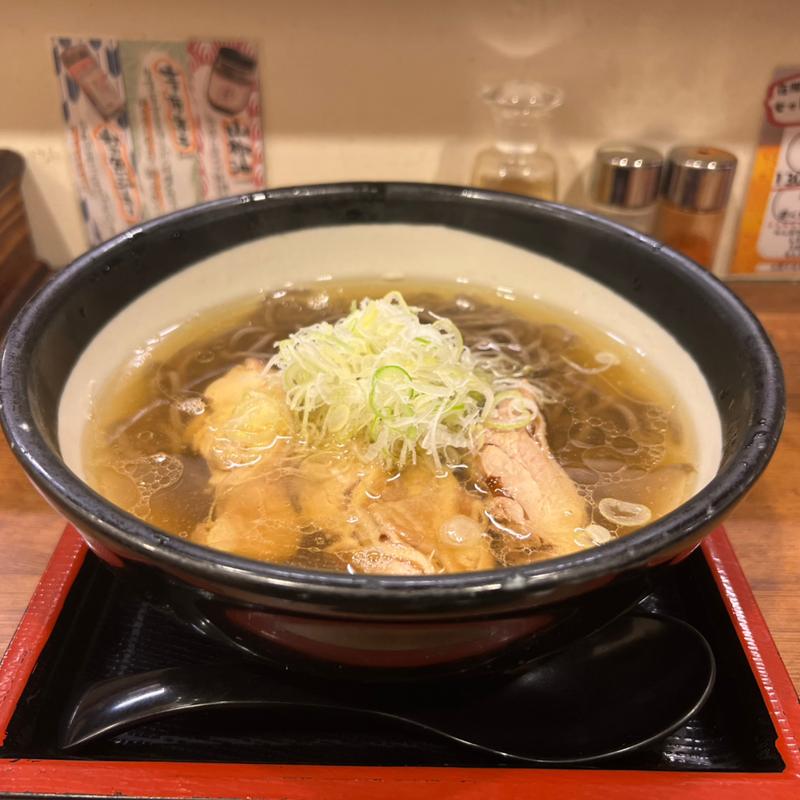 肉そば(肉そば家 笑梟 （ふくろう）)