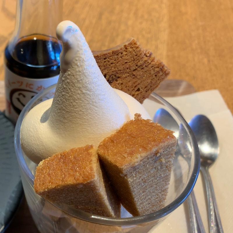 しょうゆバウムサンデー(金笛しょうゆパーク)