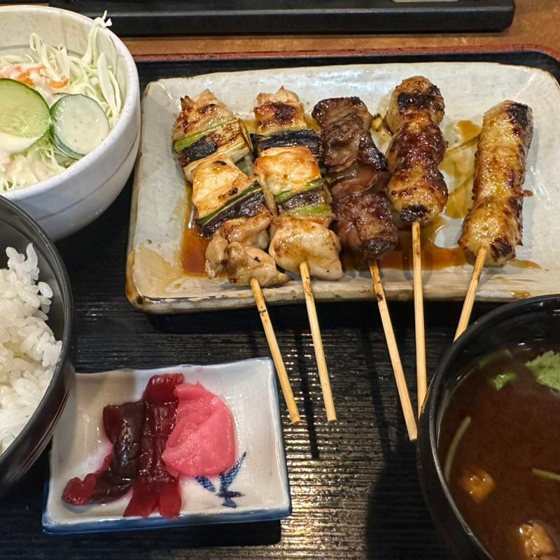 焼き鳥定食(正起屋 阪急三番街店 （まさきや）)