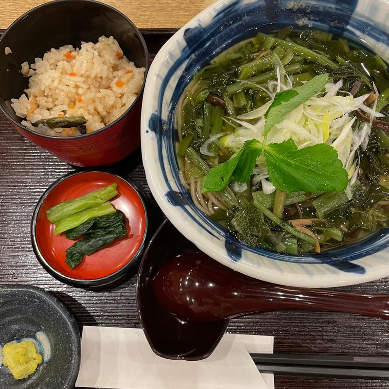 葉わさびそば定食(そじ坊 広島ゆめタウン店 )