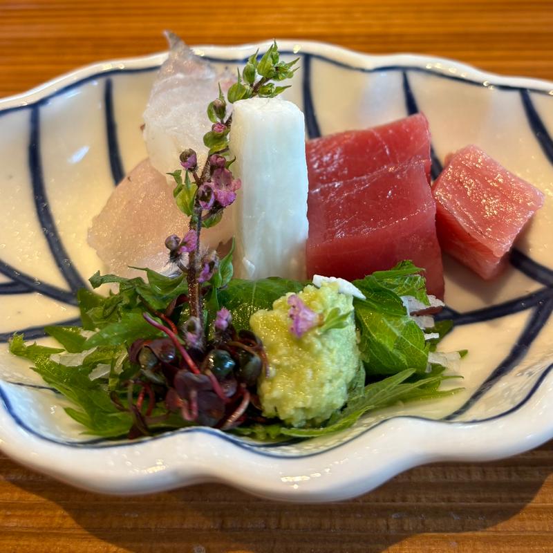 鮪と鯛(夢窓庵 （むそうあん）)