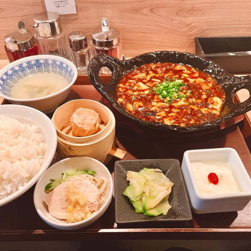 黒麻婆豆腐定食(タイガー麻婆豆腐（タイガーマーボードウフ）)