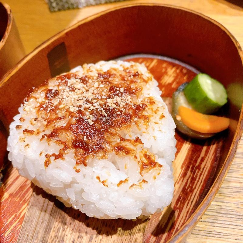 焼きおむすび大豆みそ(和食酒家 あんべぇ)