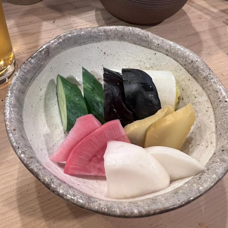 お新香(銀座 焼鳥 武ちゃん)